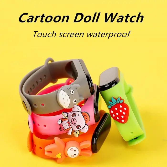 Montre de sport étanche dessin animé dinosaure licorne jouet bracelet garçon fille exploration plein air occasionnels