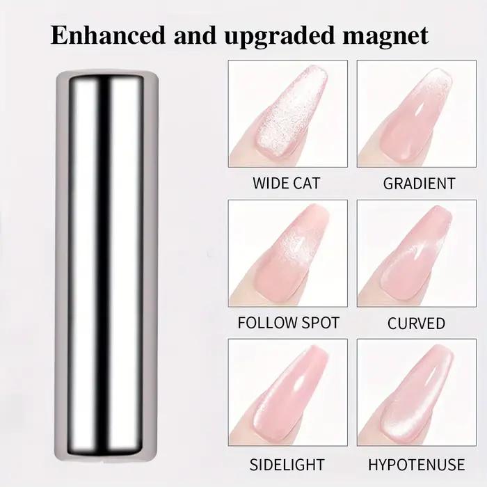 Stylo magnétique rond pour vernis Gel œil de chat, 3X1cm, pour peinture des ongles 3D, bâton magnéti