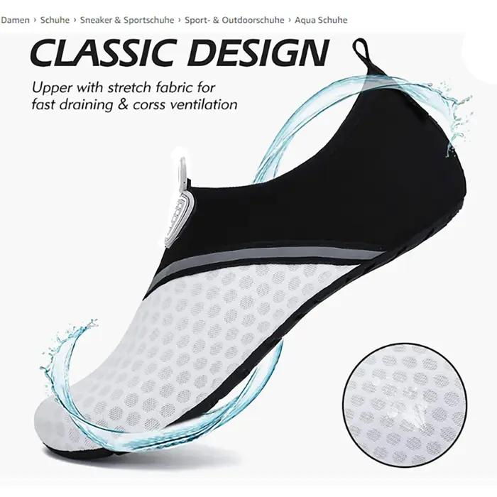 Water Sports Shoes Barefoot Quick-Dry Aqua Yoga Socks Slip-on for Men Women