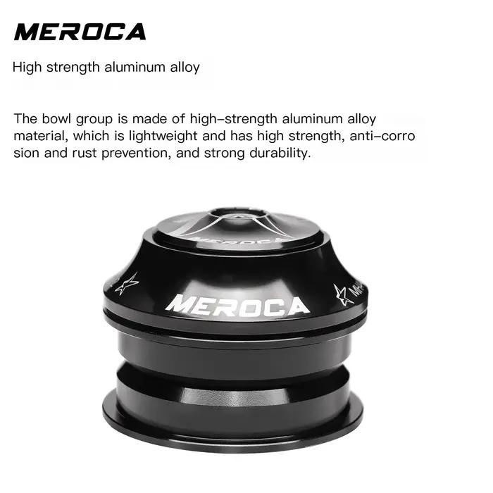 MEROCA – casque de vélo 44-44mm, roulement d'étanchéité ultraléger 1 1/8, fourche avant de direction
