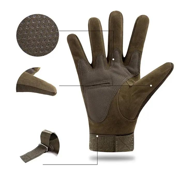 Gants d'équitation tactiques pour les fans militaires, gants de sports de plein air