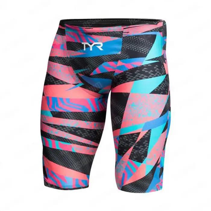 Maillot de bain homme natation sportive - Boxer longueur genoux pour entraînement et plage 2024