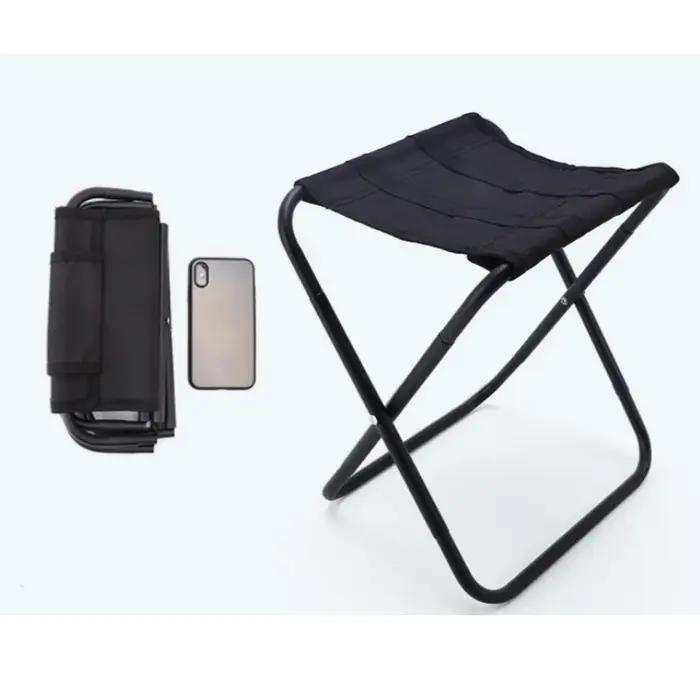 Chaise pliante en aluminium avec sac, légère, portable, très durable, chaise d'extérieur, tabouret,