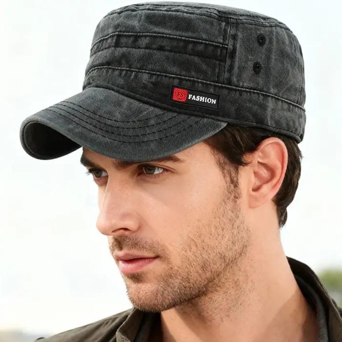 Casquette de Baseball à dessus plat pour hommes et femmes, 1 pièce, avec étiquette FS, pare-soleil d