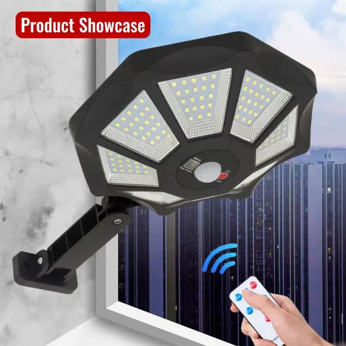 Lampes solaires LED étanches avec détecteur de mouvement, budgétaire de sécurité extérieur, applique