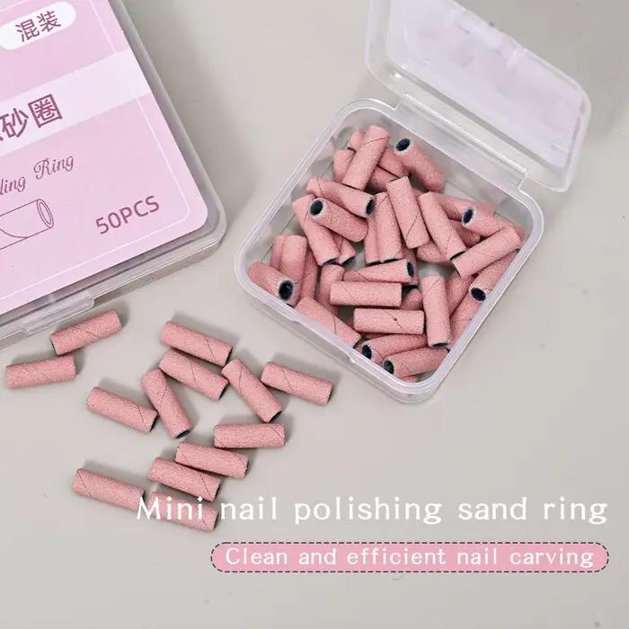 Bandes de ponçage des ongles sans couture améliorées, grain 180/240, anneaux de ponçage efficaces sa