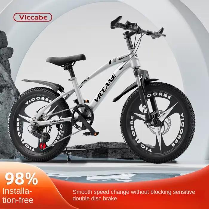 Vélos de montagne à vitesse variable pour adultes et enfants adolescents collégiens filles garçons dimensions 20 pouces探险骑行山地车适用于成人和儿童青少年初中女生男孩尺寸20英寸