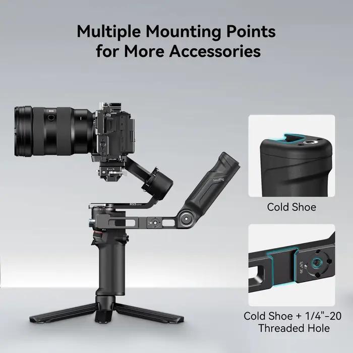 SmallRig RS3 Mini poignée réglable poignée pour DJI RS 3/Mini RS 4 Mini stabilisateur de poche à car
