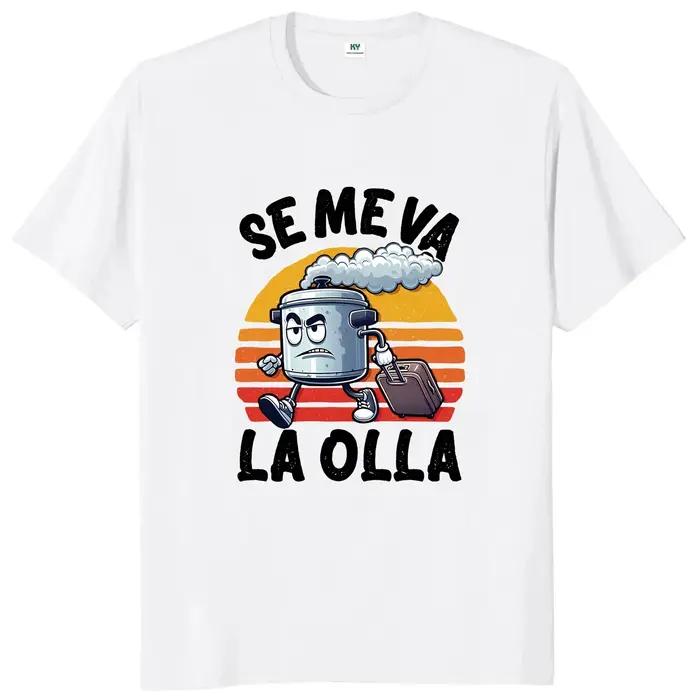 Se Me Va La Pinza T-shirt drôle blagues espagnoles Y2k Vintage T-shirt pour hommes femmes doux unise
