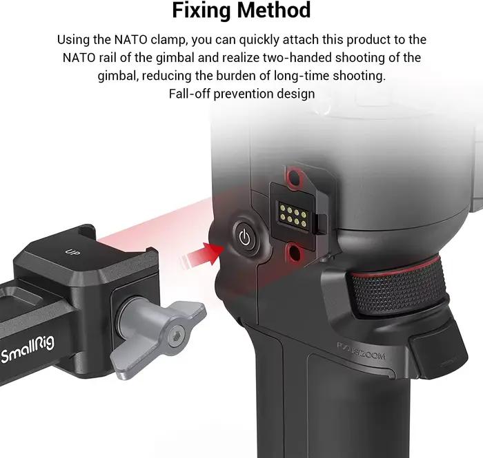 SmallRig – double poignée réglable pour DJI RS 2 /RSC 2/RS 3 / RS 3 Pro /RS 4/ RS 4 Pro, support de