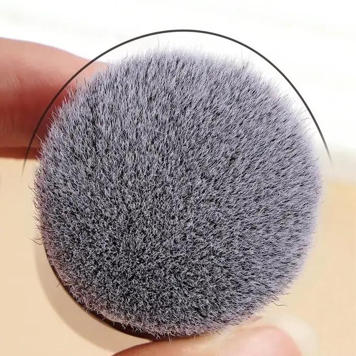 Pinceau de maquillage rétractable professionnel pour le visage, brosse à Blush, brosse à fond de tei
