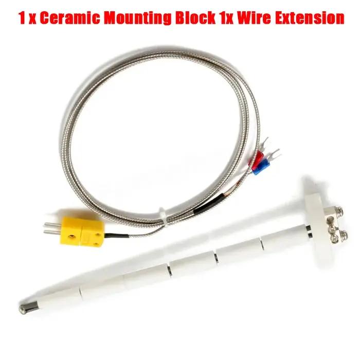 Bloc de Thermocouple universel de Type K, sonde de four en céramique 2372/1300 degrés F/C 11G, outil