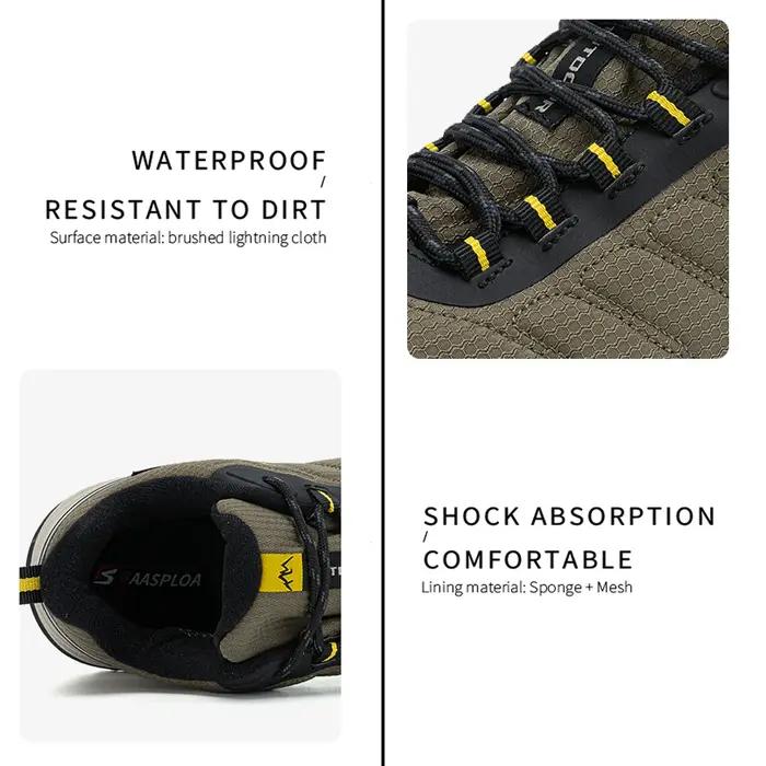 Baasploa – chaussures de randonnée pour hommes, de marque, de haute qualité, pour Trekking, escalade