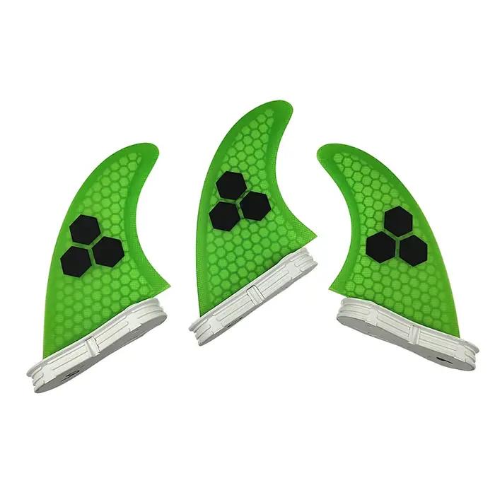 Grande planche de surf UPSURF FCS Ⅱ, ailerons 3 pièces/ensemble, stabilisateur pour le surf, aileron