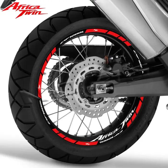 Autocollant réfléchissant pour jante de roue de moto, pour Africa Twin CRF1000L crf 1000 l, bande de
