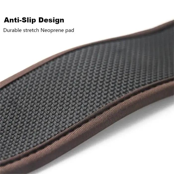 GUGULUZA sangle de fronde de fusil en néoprène fronde de fusil de chasse avec émerillons ceinture d'