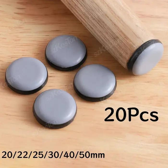 Coussinets coulissants pour meubles, 20 pièces, bloc coulissant pour pieds de Table et de chaise, an