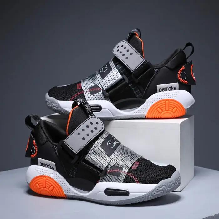Chaussures de basket-ball pour enfants, baskets de Sport légères et antidérapantes pour garçons et f