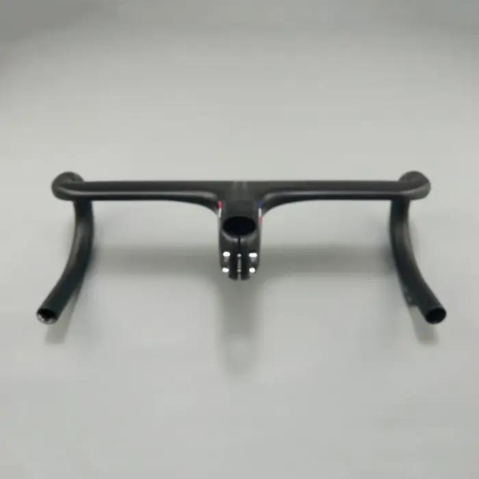 Guidon intégré guidon en carbone vélo de route avec tige Tmaex guidon de vélo de cyclisme guidon de