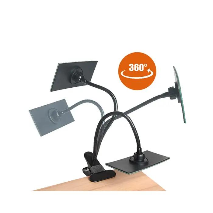 Flexible 360 ° Miroir à clipser réglable | Miroir à pince col de cygne en acrylique HD pour salo