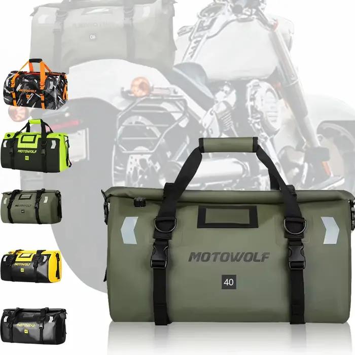 Sacs étanches universels pour moto, sacs de siège arrière, cyclisme, camping, voyage, vélo, scooter,
