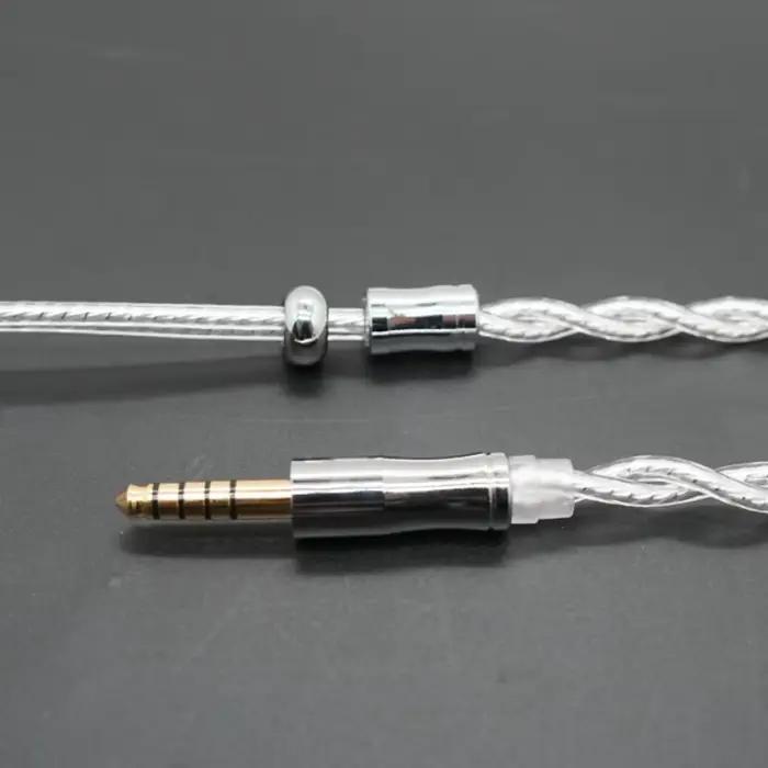 XINHS-Câble de mise à niveau pour casque K12, plaqué argent palladium, haute pureté, 2 brins