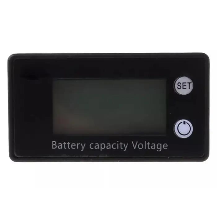 Indicateur de capacité de batterie DC 8V-100V plomb acide Lithium LiFePO4 voiture moto voltmètre jau