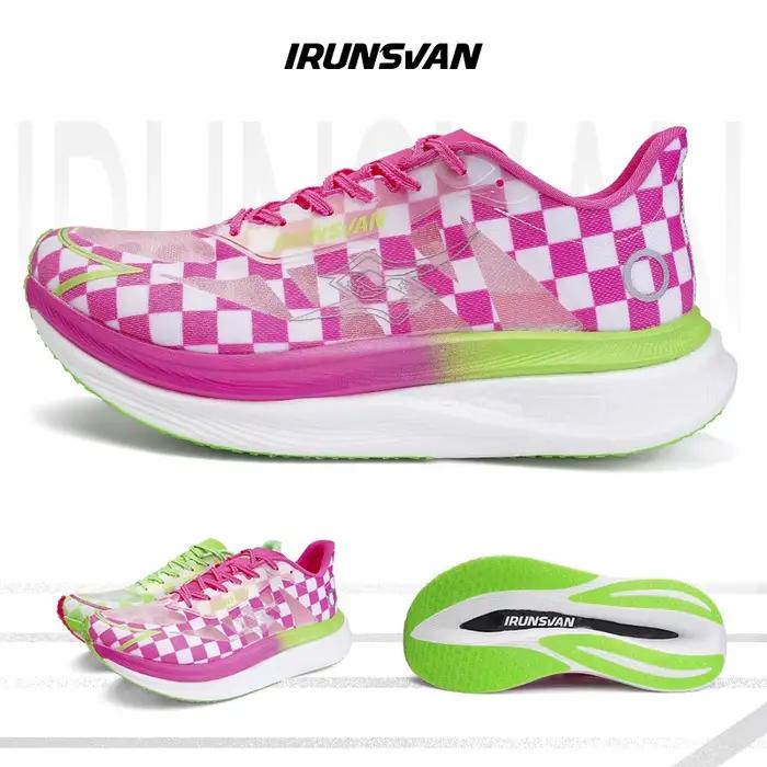 Chaussures de course IRUNSVAN POFENG avec coussin d'air pour hommes absorption des chocs baskets respirantes马拉松比赛用跑鞋适合男性带空气垫吸收冲击透气跑鞋