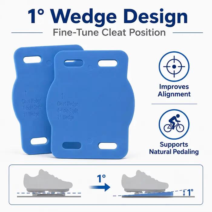 Cales de taquet de raccord de vélo pour Shimano Road SPD-SL & vtt SPD ATAC SpeedPlay manivelle Bros crampons 8 pièces/pa