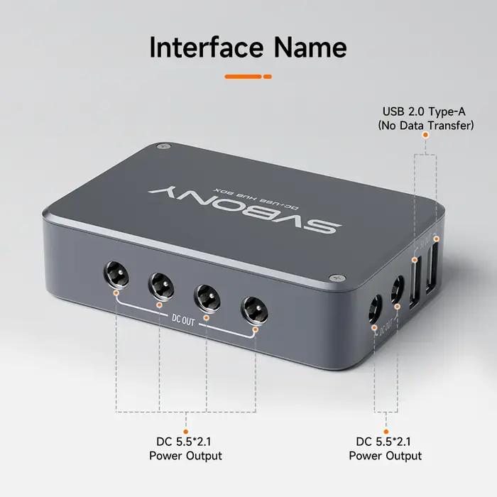 Svbony SV241 astronomie Micro DC + USB HUB Box USB3.1 sortie de lecture haute vitesse et Interface t