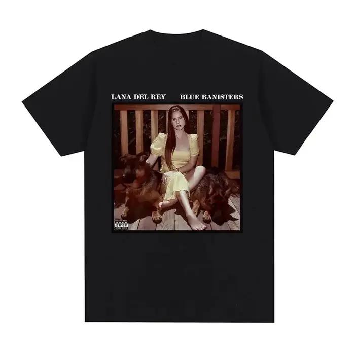 Chanteur Lana Del Rey imprimé T-Shirt femmes mode Hip Hop hommes t-shirts Streetwear Harajuku T-Shir