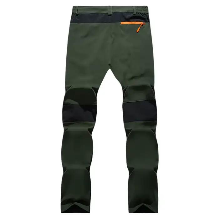 Pantalon randonnée homme TRVLWEGO été respirant - Pantalon camping séchage rapide résistant UV élastique