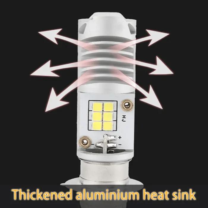 BLALION Super lumineux 9-85V 5200LM ampoules de phares bicolores T19 P15D COB LED phare de moto H6 S