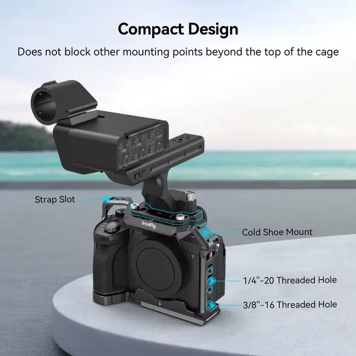 SmallRig – plaque supérieure pour unité XLR Sony FX3, poignée originale FX3, avec trous filetés de 1