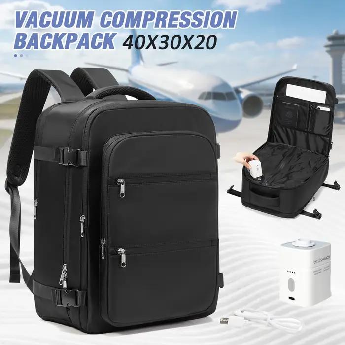 Sac à dos EeasyJet Ryanair 40x30x20, sac à dos à compression sous vide, sac à dos pour hommes, sac d