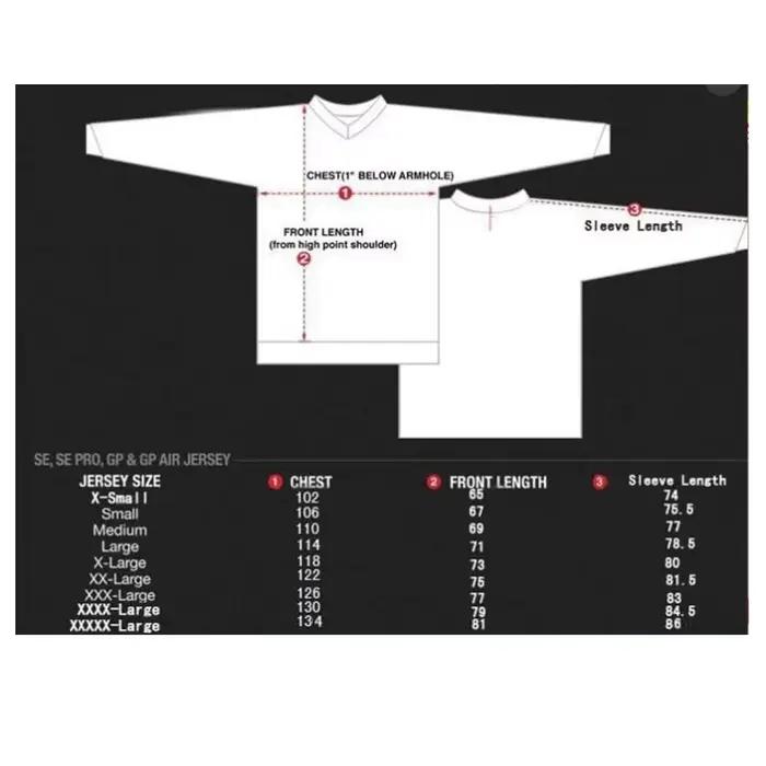 Maillot de Motocross Maillot Ciclismo Hombre DH MOTO vtt MX Maillot de descente Maillot VTT hors rou