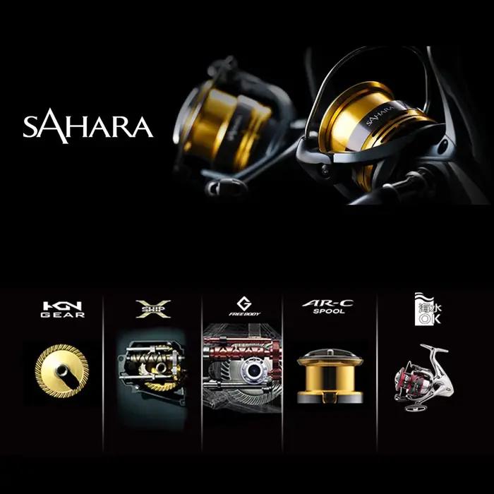 2022 SHIMANO moulinet SAHARA moulinet de pêche à filature 5.0:1/6.2:1 rapport bobine en métal 3-11KG