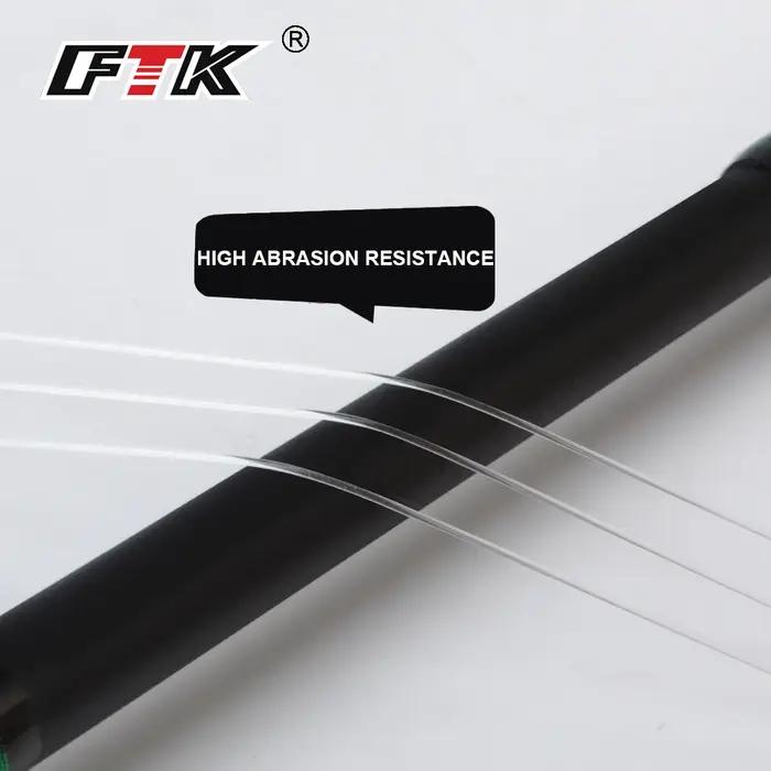 FTK – ligne de pêche à la mouche Super souple, leurre en fluorocarbone, Leader en Fiber de carbone,