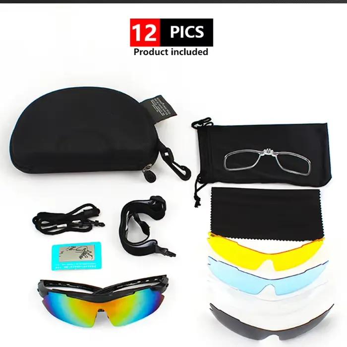 Lunettes de soleil polarisées pour cyclisme sur route et vtt accessoires protection uv400 monture tendance pour femmes et hommes occasions sportives et loisirs