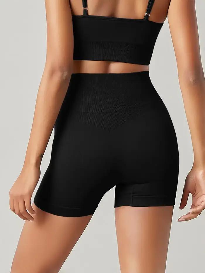 Shorts fitness moulants femme taille haute cyclisme yoga sans lignes maladroites nouveau