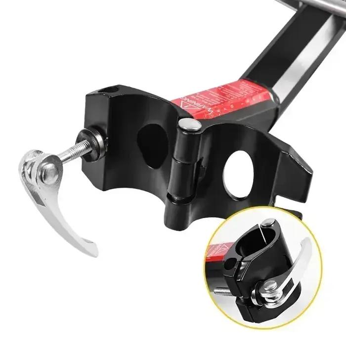 Porte-bagages arrière de vélo en alliage d'aluminium robuste et facile à utiliser pour randonnées et excursions quotidiennes
