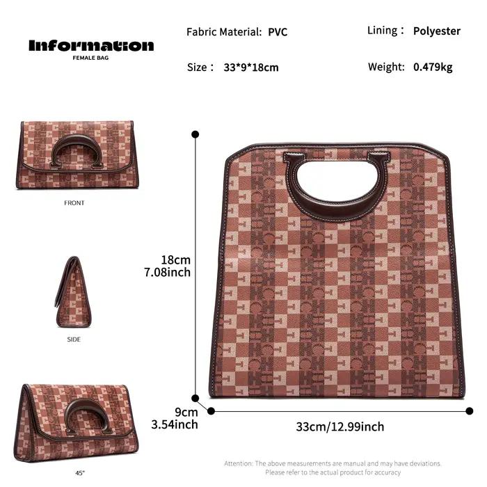 Sac à main rétro classique à la mode pour femmes, grande capacité, polyvalent, pour fête, nouvelle c