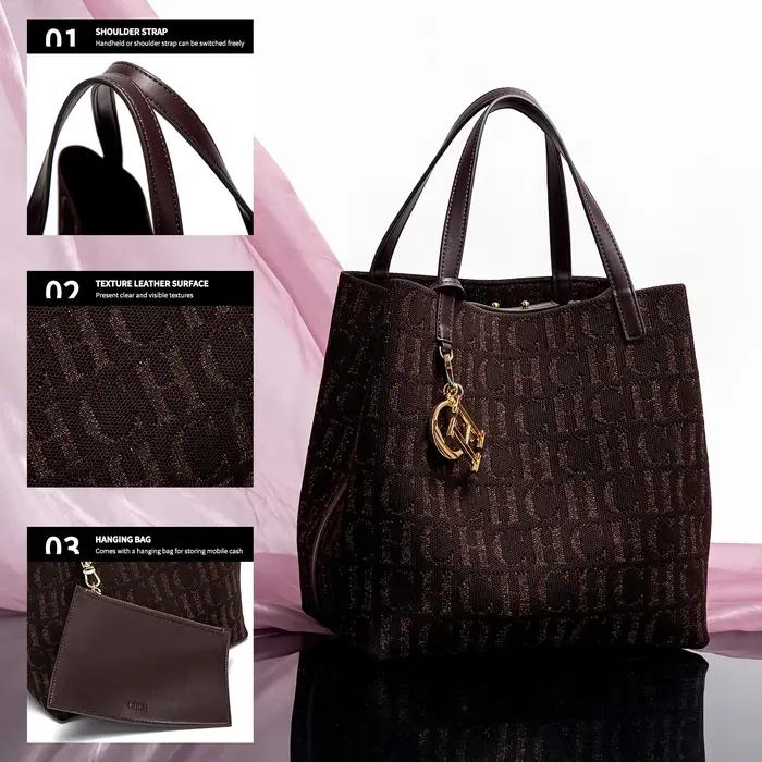 Sac à main de grande capacité pour femmes, design lettre, petit sac à cartes, accessoires de mode, n