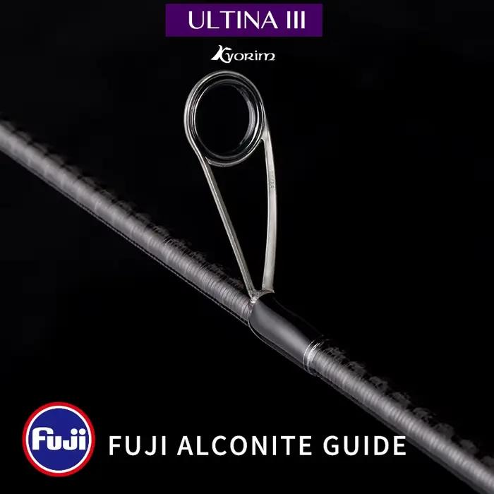Canne à pêche Kyorim ULTINA III BASS LURE PODE carbone FUJI VSS CS 2.03-2.28m M/ML/MH