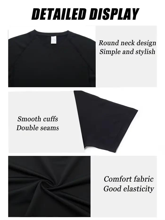 T-shirt de sport homme à manches courtes respirant et élastique pour course à pied confort et performance durable