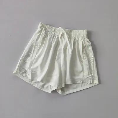 Short Yoga Femme Taille Haute 2 en 1 - Fitness Entraînement Séchage Rapide
