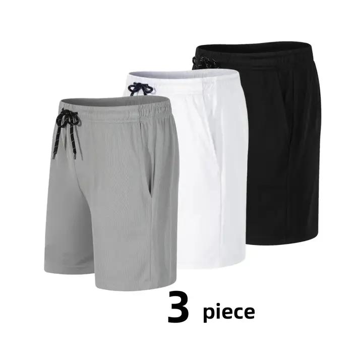 Pack 3 shorts de sport hommes - Bas de course respirant intérieur extérieur fitness jogging été