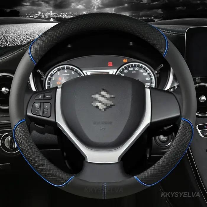 Housse de volant de voiture 38cm 15 ", pour Suzuki Alivio/Ciaz Baleno Celerio Jimny SX4 s-cross Gran