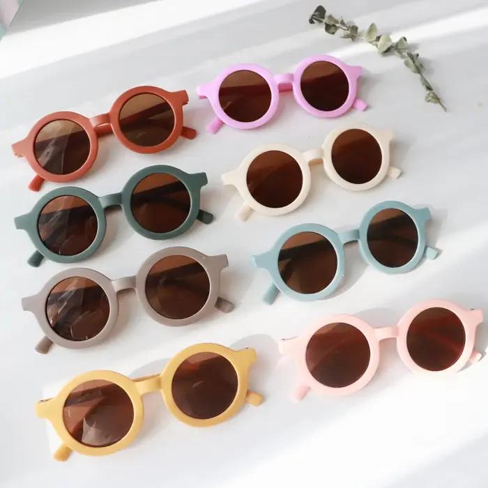 Lunettes de soleil mignonnes pour bébé, lunettes de soleil pour enfants, outil de photographie en pl