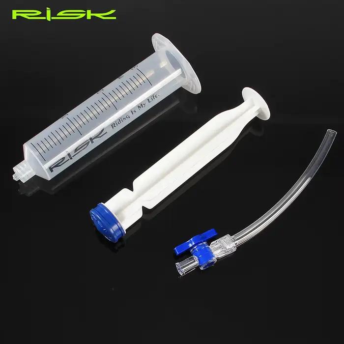 RISK – outil de purge de frein de vélo, seringue avec marche/arrêt, frein à disque hydraulique, outi